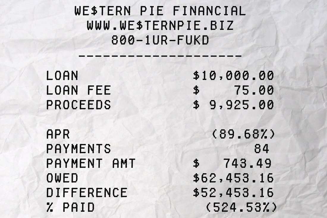 David Bernie Usury Credit Indian Country 52 Week 36