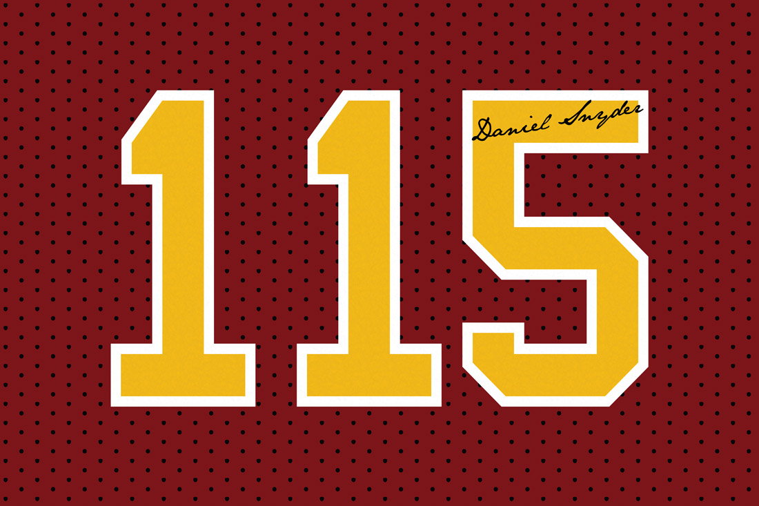 David Bernie 115 Shelly Redskins Mascot Indian Country 52 Week 42