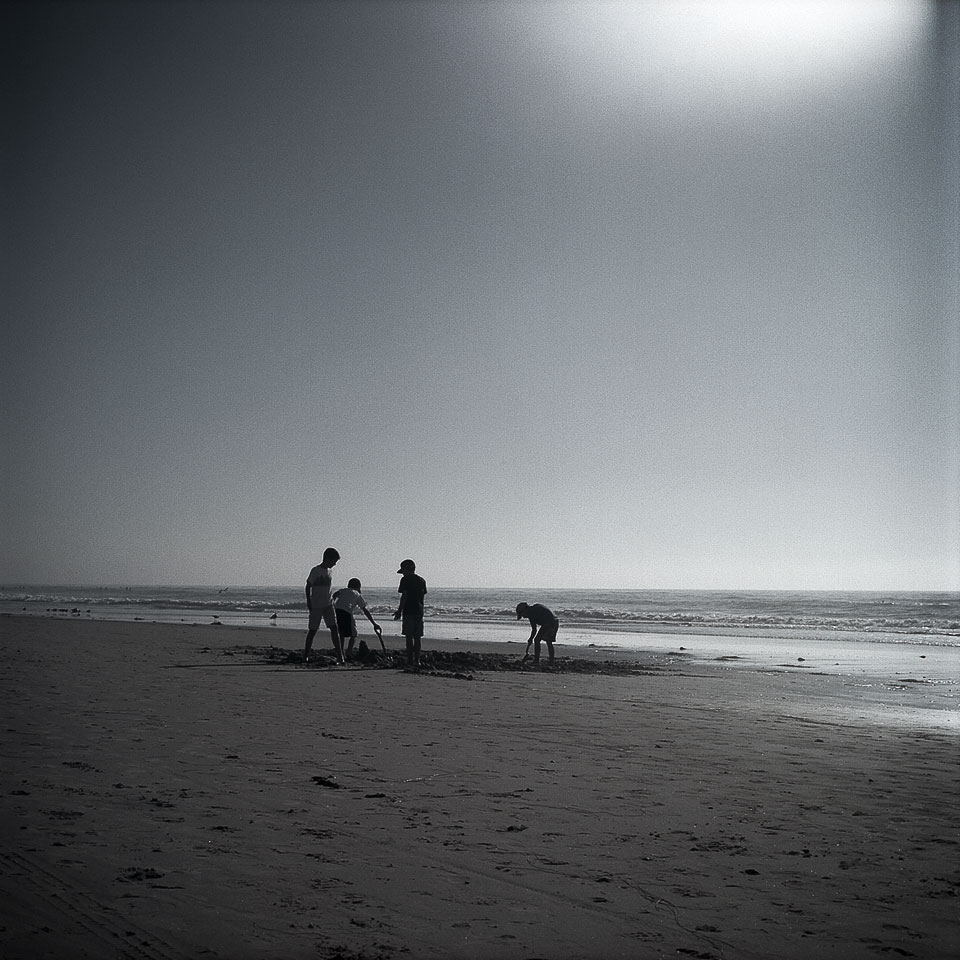 David Bernie Yashica Mat 124G Film Photography Encinitas California Swami's Beach