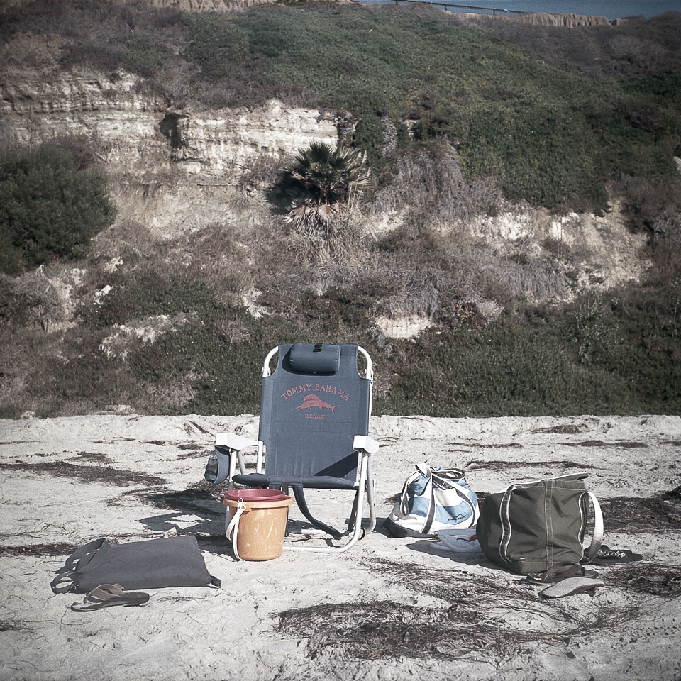 David Bernie Yashica Mat 124G Film Photography Encinitas California Swami's Beach