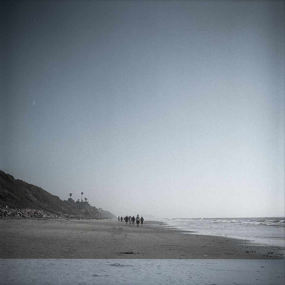 David Bernie Yashica Mat 124G Film Photography Encinitas California Swami's Beach