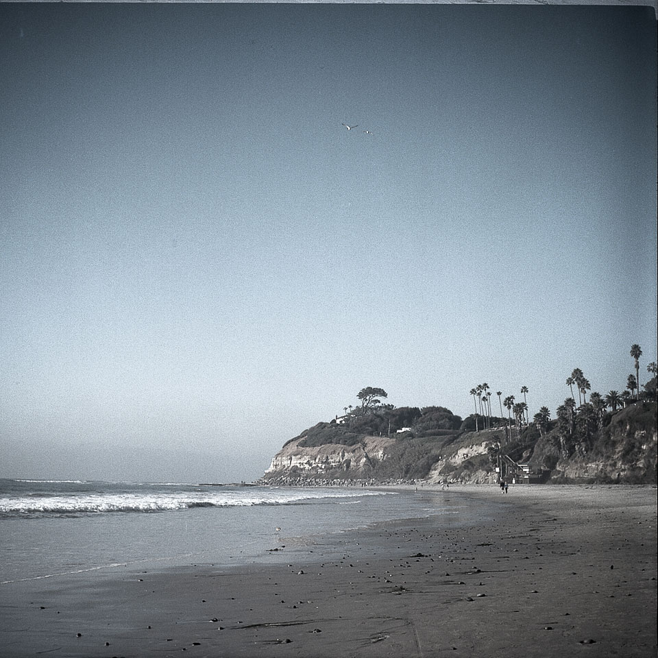 David Bernie Yashica Mat 124G Film Photography Encinitas California Swami's Beach