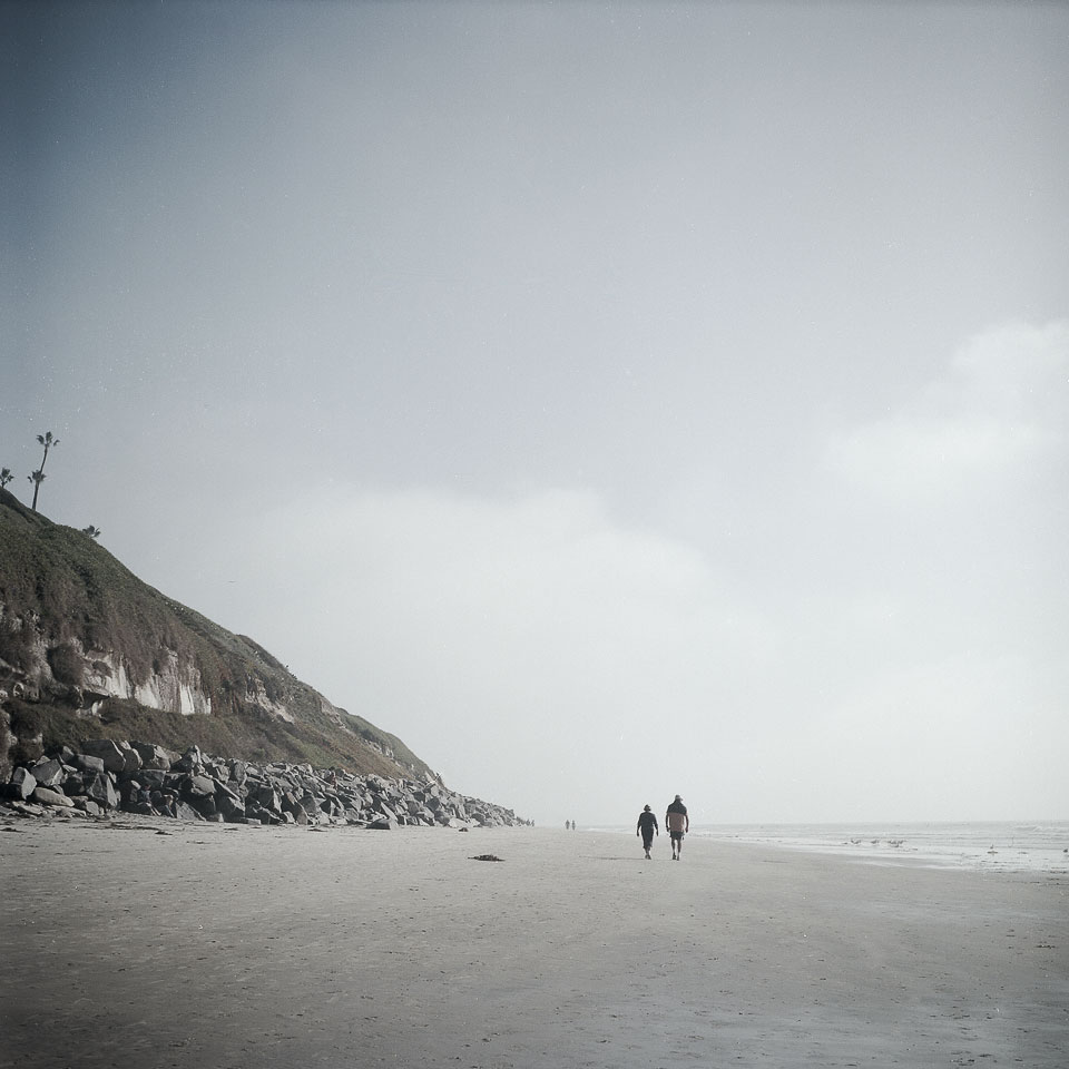 David Bernie Yashica Mat 124G Film Photography Encinitas California Swami's Beach