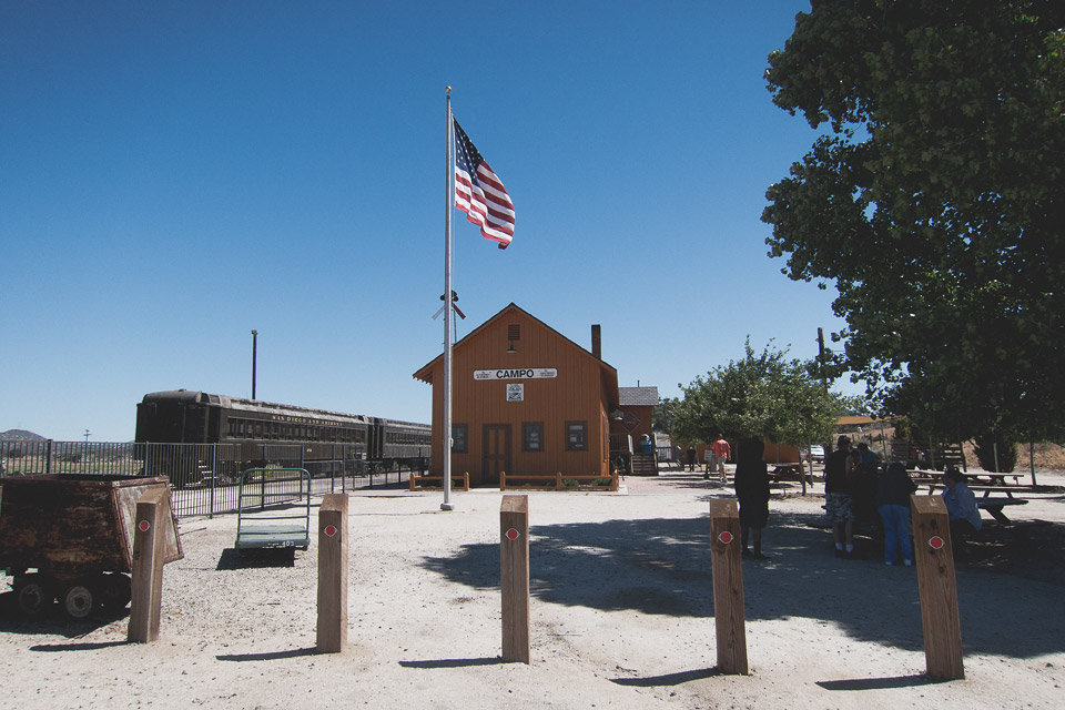 Golden State Train Ride Campo Train by David Bernie