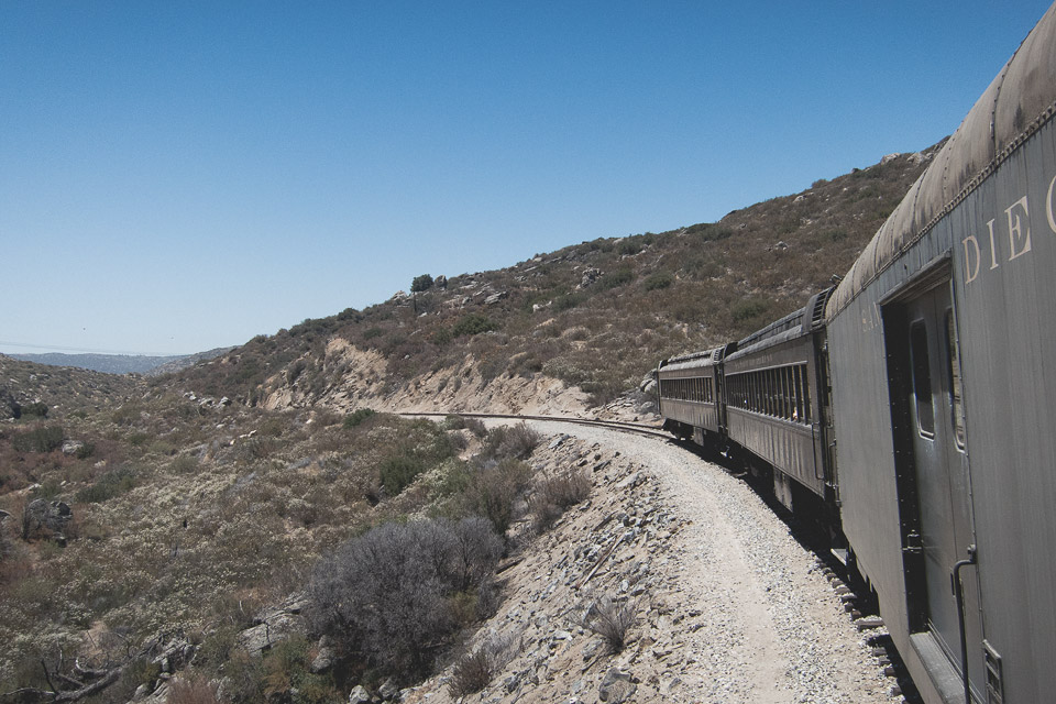 Golden State Train Ride Campo Train by David Bernie