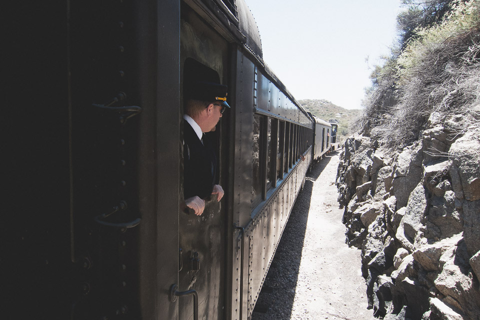 Golden State Train Ride Campo Train by David Bernie