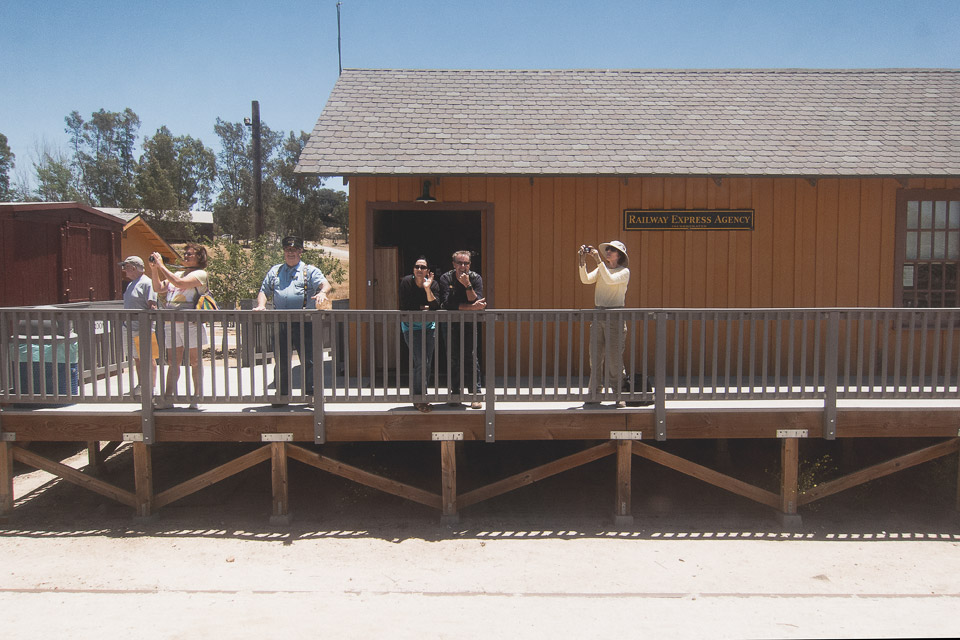 Golden State Train Ride Campo Train by David Bernie