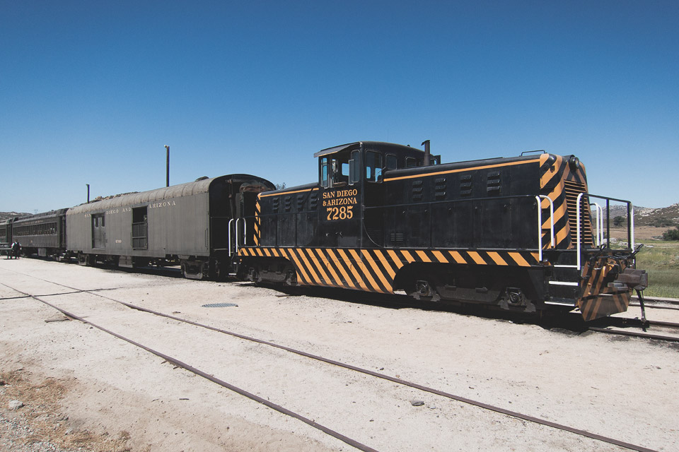 Golden State Train Ride Campo Train by David Bernie