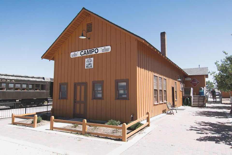 Golden State Train Ride Campo Train by David Bernie