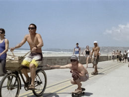 Mission Beach in San Diego by David Bernie.