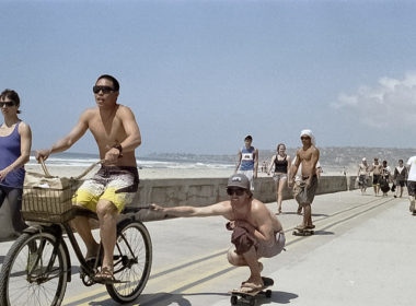 Mission Beach in San Diego by David Bernie.