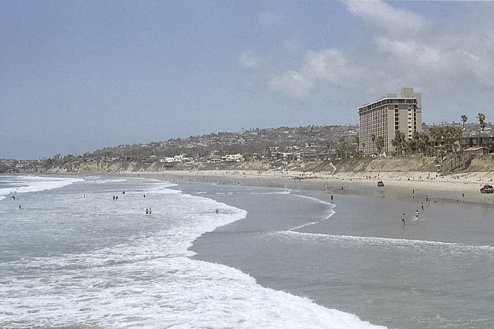 Mission Beach in San Diego by David Bernie.