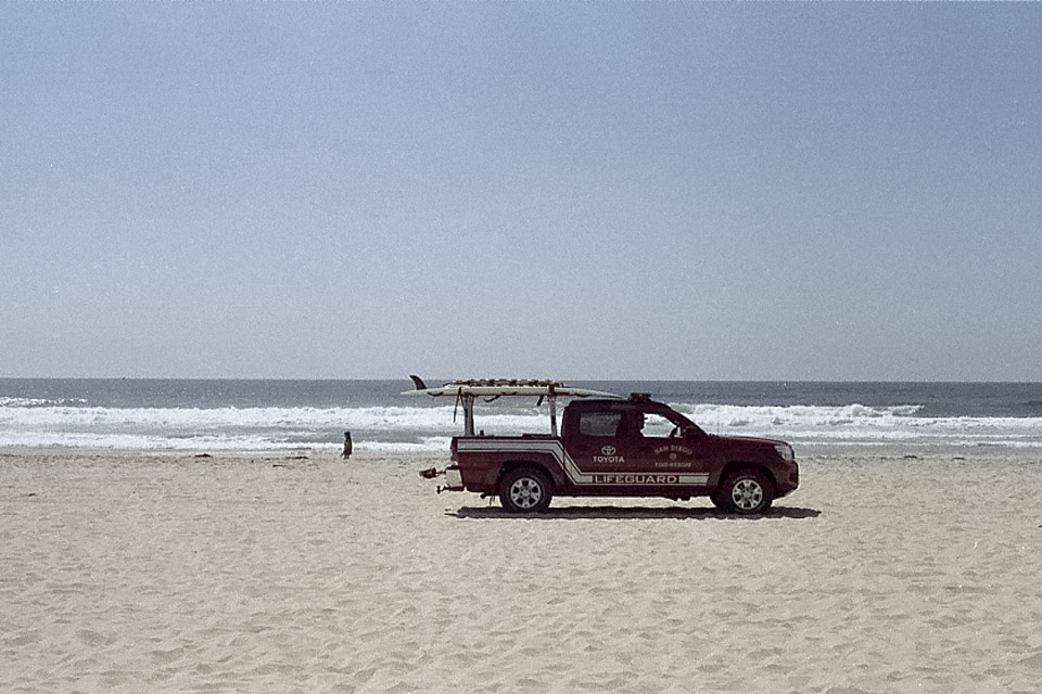 Mission Beach in San Diego by David Bernie.