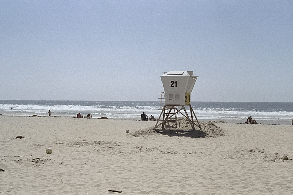 Mission Beach in San Diego by David Bernie.