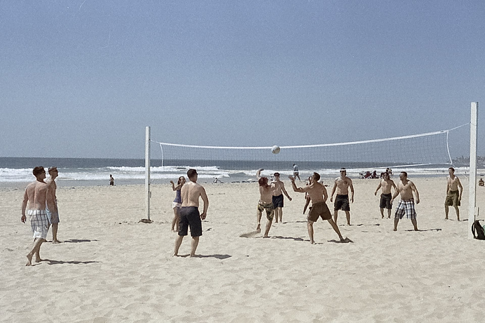 Mission Beach in San Diego by David Bernie.