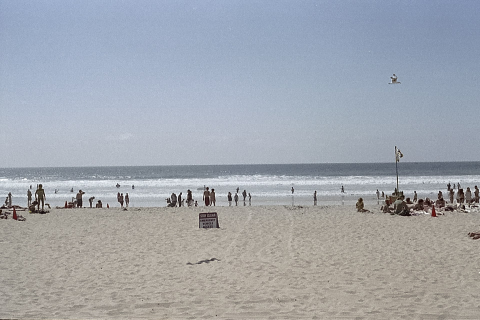 Mission Beach in San Diego by David Bernie.