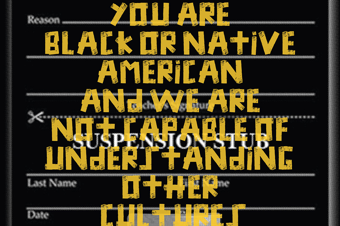 David Bernie Indian Country 52 Week #37 School Suspensions Students