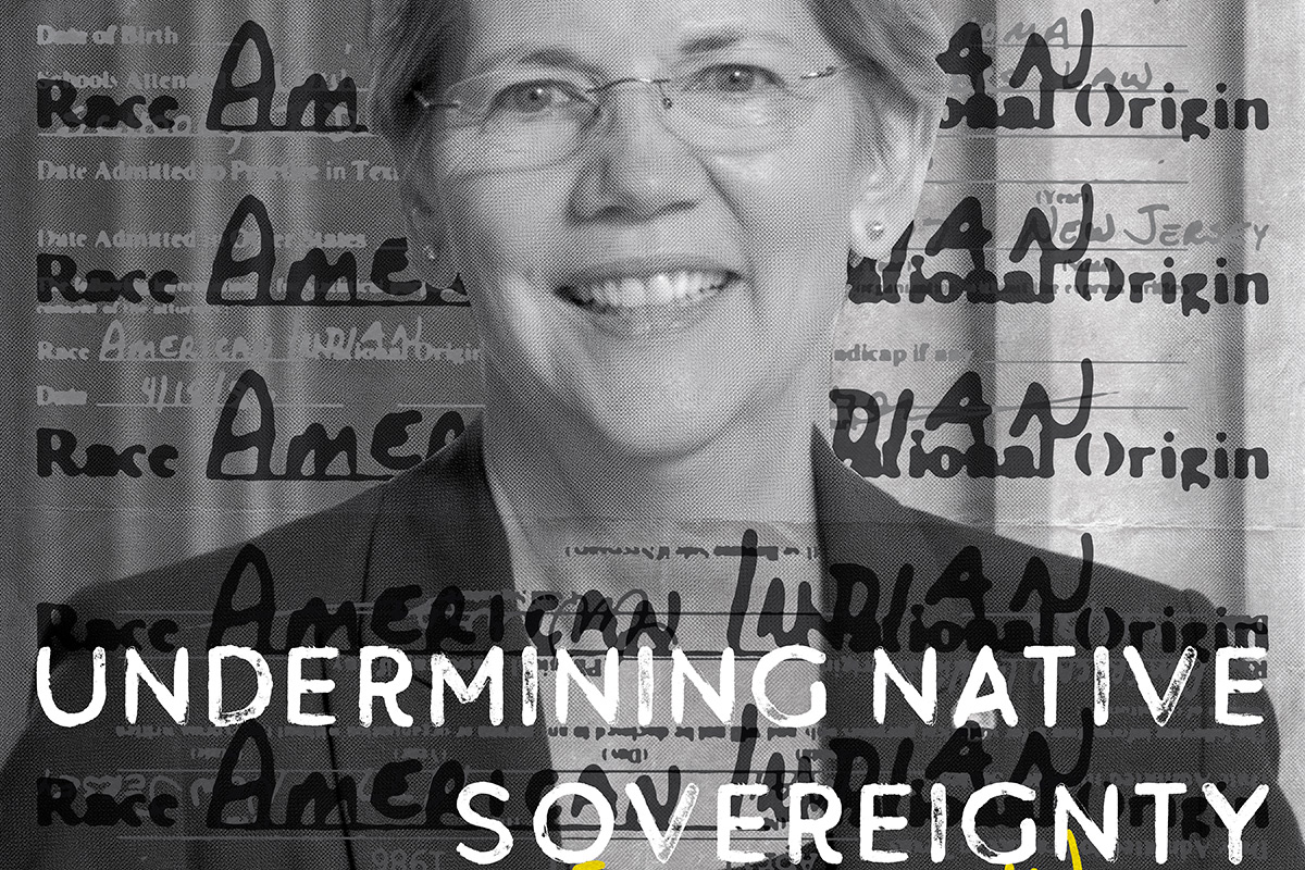 David Bernie Art Prints Native American Indian Country 52 Undermining Tribal Sovereignty Elizabeth Warren DNA Test