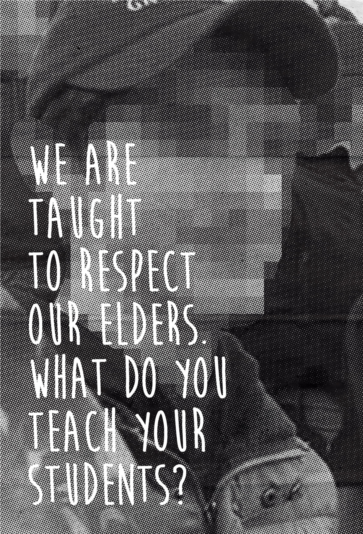 David Bernie Art Posters Print Indian Country 52 Respect our Elders Postcard Campaign Covington Catholic