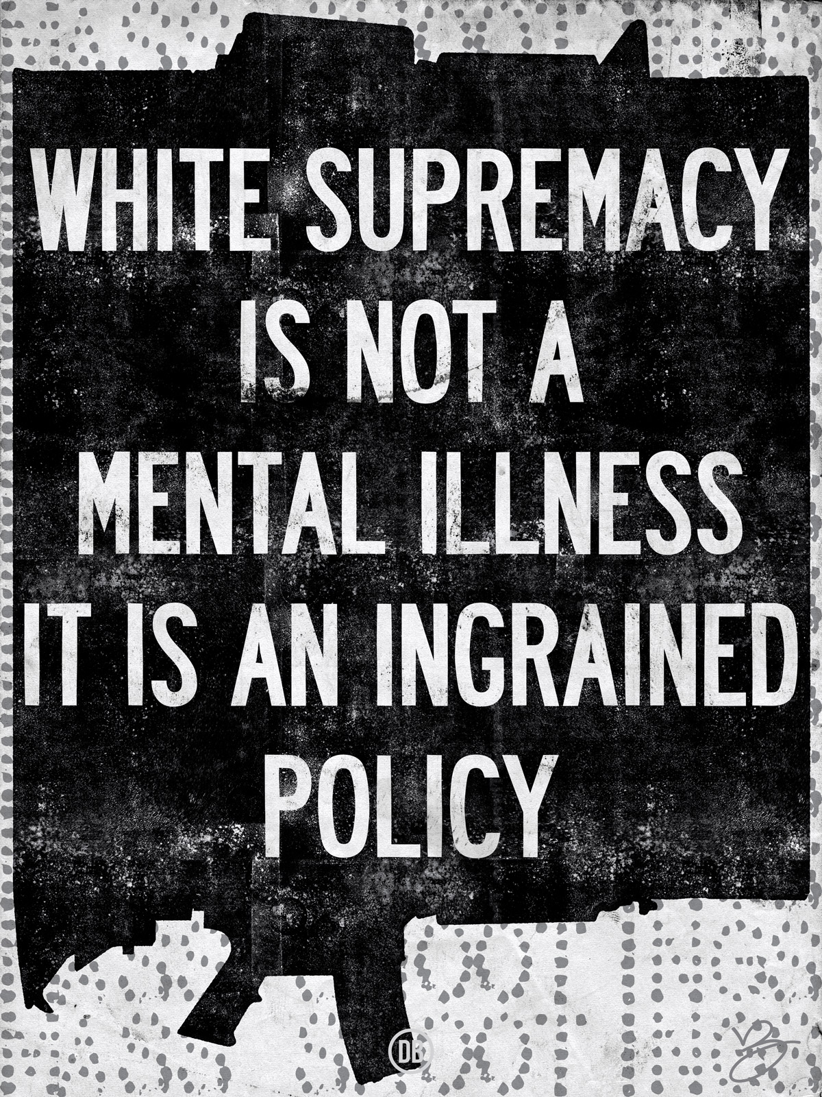 David Bernie Art Posters Print World News 32 Ingrained Policy White Supremacy Mass Shootings