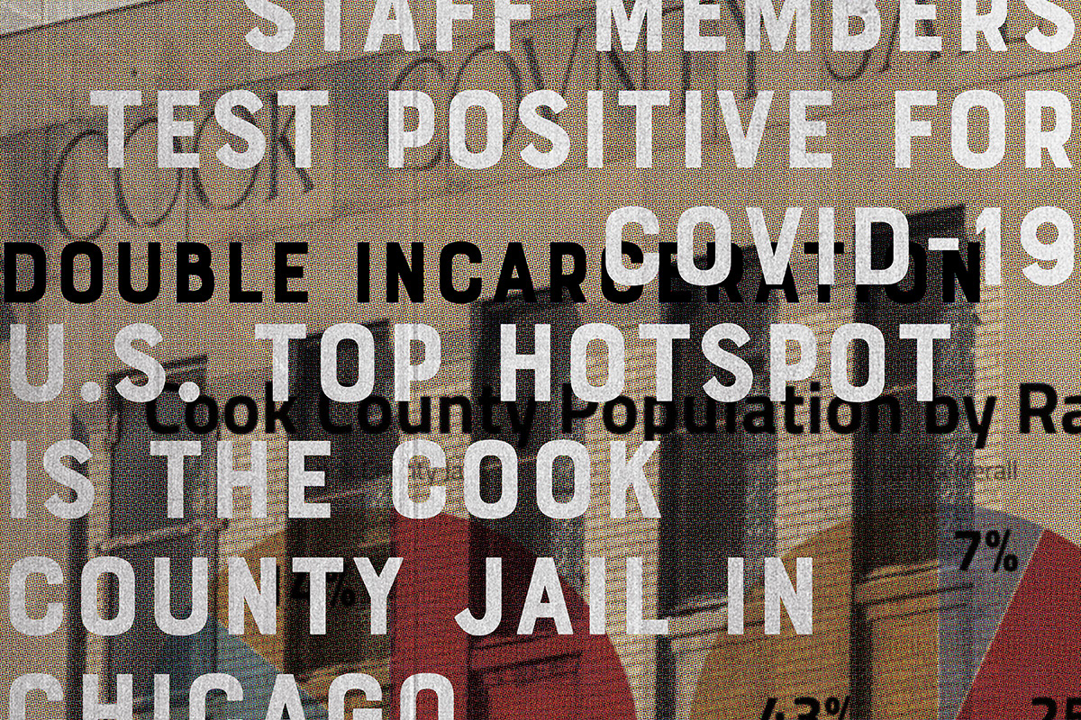 David Bernie Art Posters Print World News 33 Double Incarceration Cook County Jail COVID-19 Pandemic