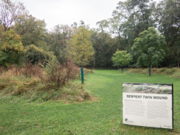 David Bernie Photos Photography Abandoned Twin Serpent Mounds Lawrence Santiago X Chicago Native Art American Indian Center AIC Heather Miller Chicago Public Arts Group CPAG Maryrose Pavkovic Schiller Woods 4000N Northwest Portage Walking Museum Abandoned October 7 2021