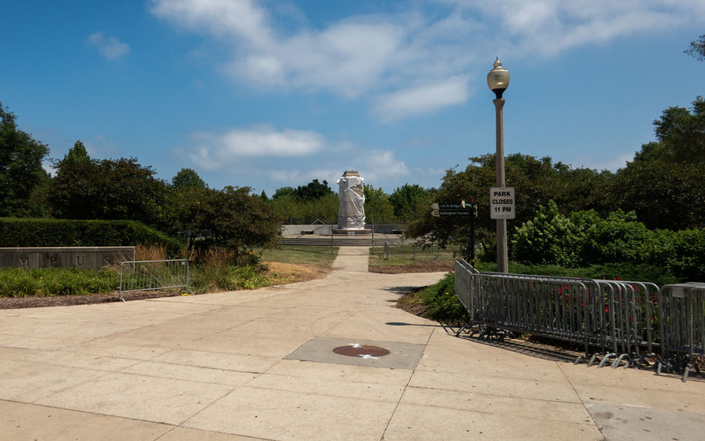 David Bernie Photos Photography Christopher Columbus Statue Grant Park Chicago July 24 2020