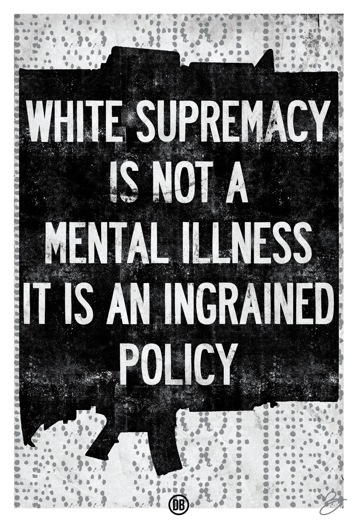 David Bernie Art Posters Print World News Indian Country 52 Logos Newberry Library Collection White Supremacy Mass Shootings