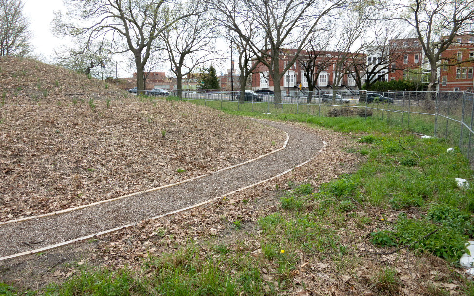 David Bernie Photos Photography Abandoned Coil Mounds Lawrence Santiago X Chicago Native Art American Indian Center AIC Heather Miller Chicago Public Arts Group CPAG Maryrose Pavkovic Horner Park 4000N Northwest Portage Walking Museum Abandoned May 8 2022