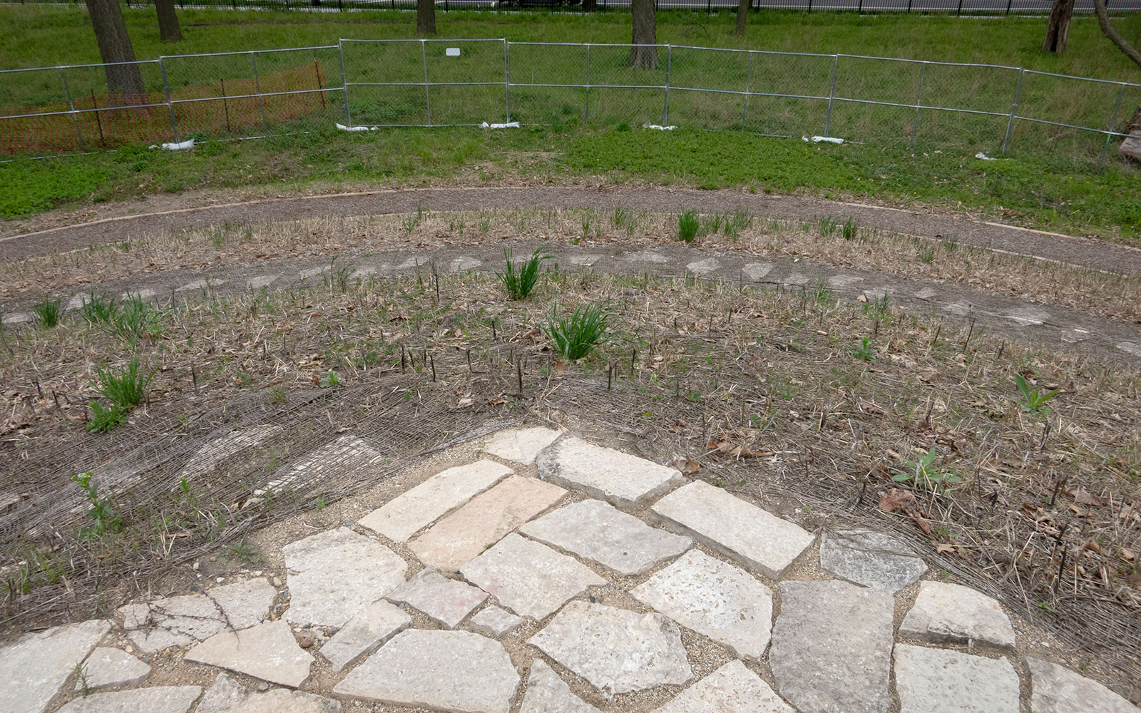 David Bernie Photos Photography Abandoned Coil Mounds Lawrence Santiago X Chicago Native Art American Indian Center AIC Heather Miller Chicago Public Arts Group CPAG Maryrose Pavkovic Horner Park 4000N Northwest Portage Walking Museum Abandoned May 8 2022