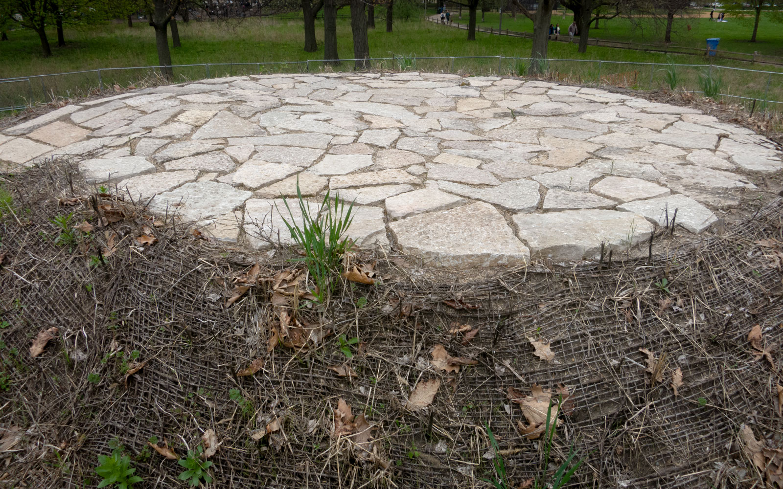 David Bernie Photos Photography Abandoned Coil Mounds Lawrence Santiago X Chicago Native Art American Indian Center AIC Heather Miller Chicago Public Arts Group CPAG Maryrose Pavkovic Horner Park 4000N Northwest Portage Walking Museum Abandoned May 8 2022