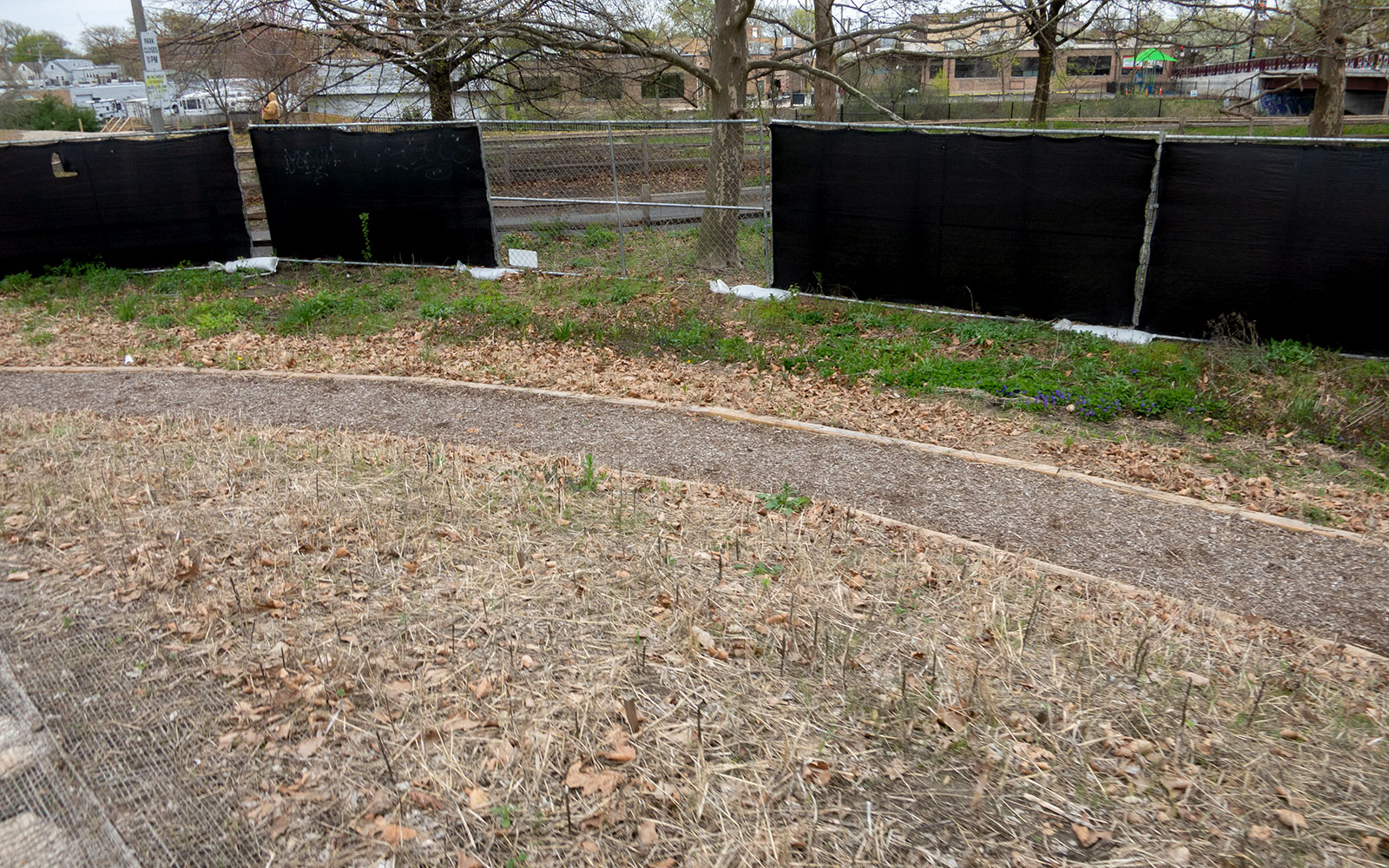 David Bernie Photos Photography Abandoned Coil Mounds Lawrence Santiago X Chicago Native Art American Indian Center AIC Heather Miller Chicago Public Arts Group CPAG Maryrose Pavkovic Horner Park 4000N Northwest Portage Walking Museum Abandoned May 8 2022