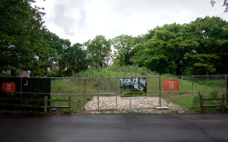 David Bernie Photos Photography Abandoned Coil Mounds Land Art Lawrence Santiago X Chicago Native Art American Indian Center AIC Heather Miller Chicago Public Arts Group CPAG Maryrose Pavkovic Horner Park 4000N Northwest Portage Walking Museum Abandoned June 6 2022