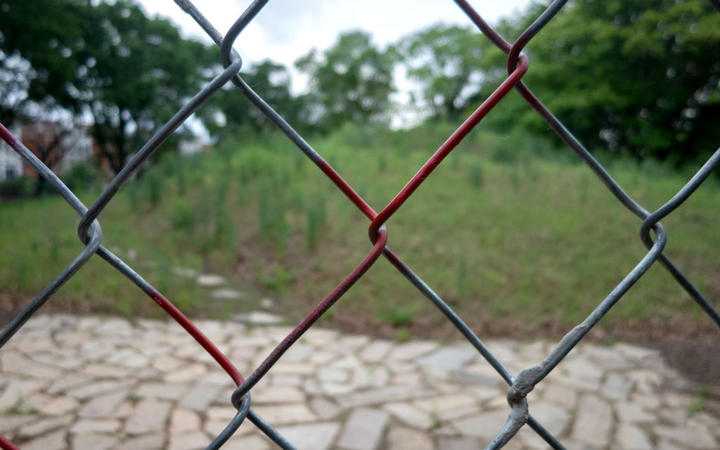 David Bernie Photos Photography Abandoned Coil Mounds Land Art Lawrence Santiago X Chicago Native Art American Indian Center AIC Heather Miller Chicago Public Arts Group CPAG Maryrose Pavkovic Horner Park 4000N Northwest Portage Walking Museum Abandoned June 6 2022