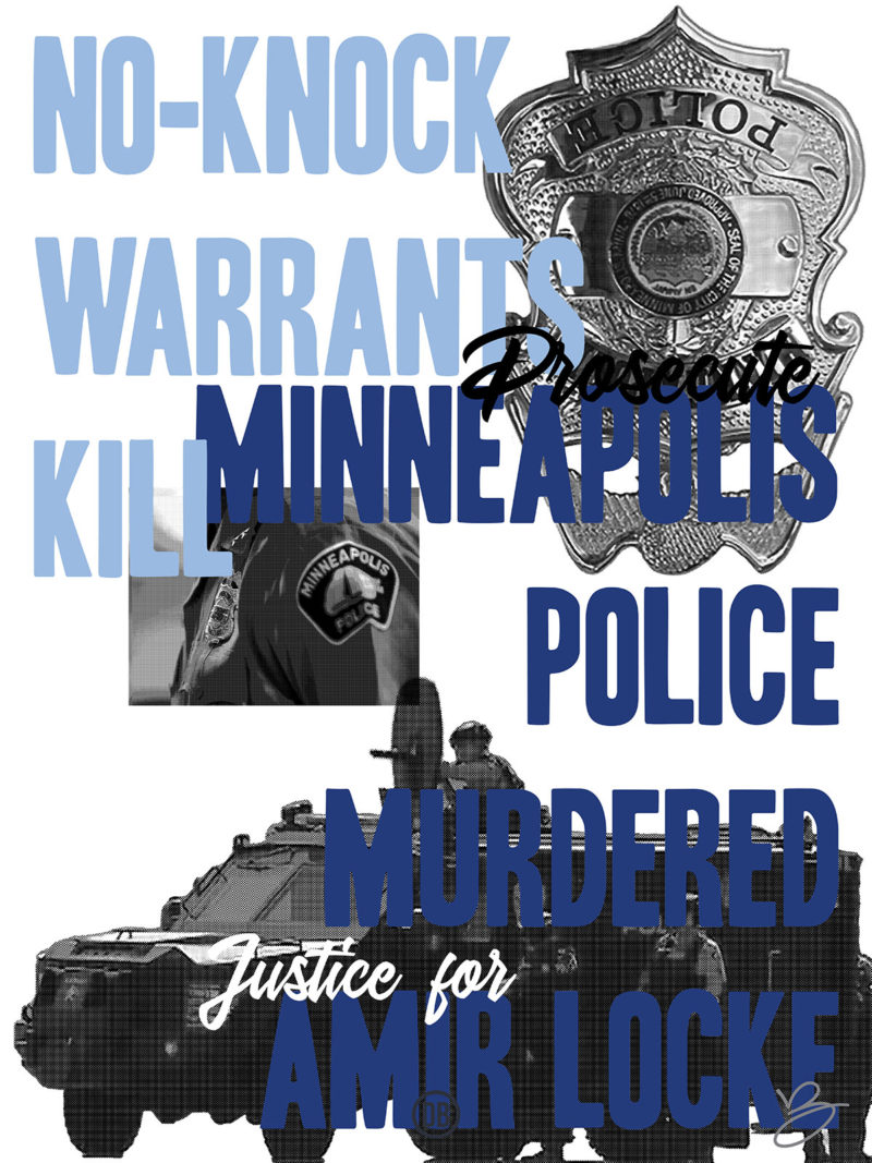 David Bernie Art Posters Print World News 59 Minneapolis Police Murder No Knock Warrants Black Lives Matter Amir Locke