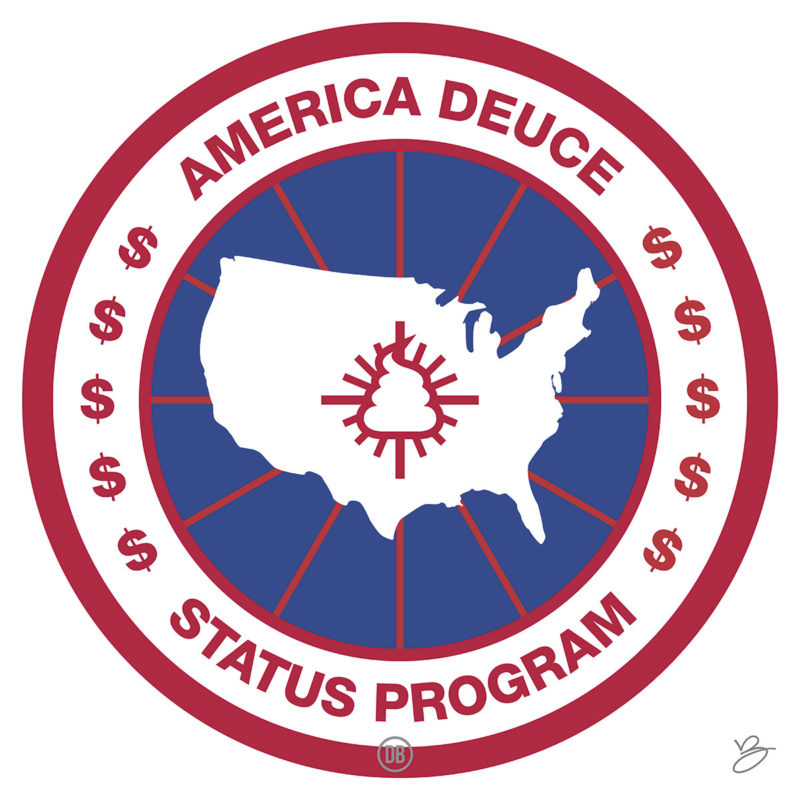 David Bernie Poster Print America Deuce Status Program