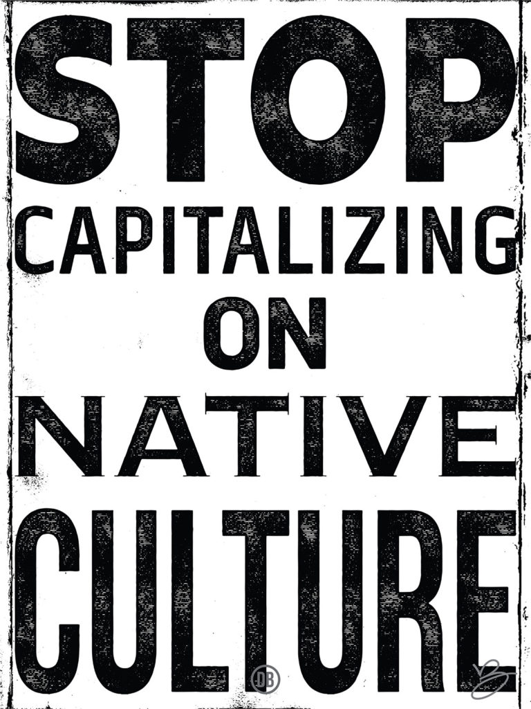 David Bernie Art Posters Print This is Native America 10 Stop Capitalizing on Native Culture