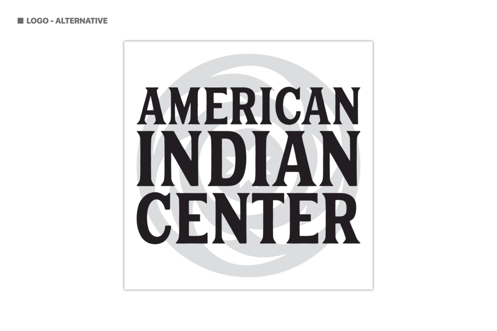 David Bernie Graphic Design Logo Native American American Indian First Nations Urban American Indian Center Chicago