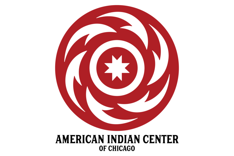 David Bernie Graphic Design Logo Native American American Indian First Nations Urban American Indian Center Chicago