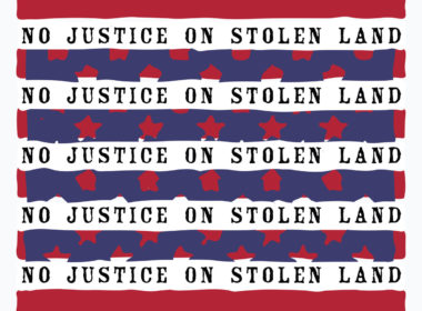 David Bernie Poster Print Native American First Nations Broken Treaty Treaties U.S. Government Federal Policy Colonization White Supremacy United States of Racism No Justice on Stolen Land