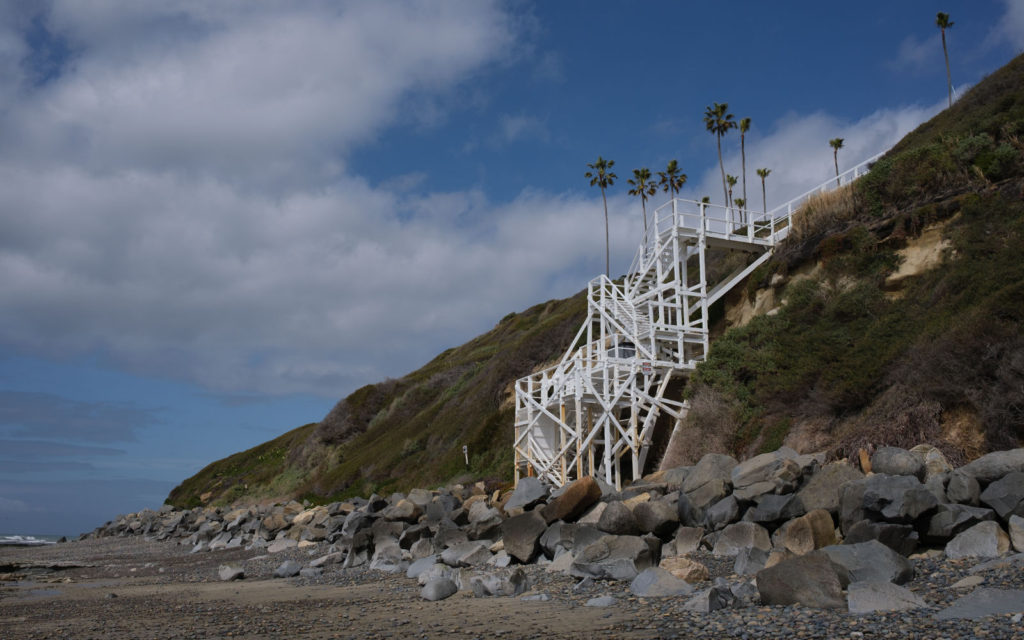 David Bernie Photos Photography Encinitas California Swami's Beach Ocean Fuji x100v Provia March 4, 2023