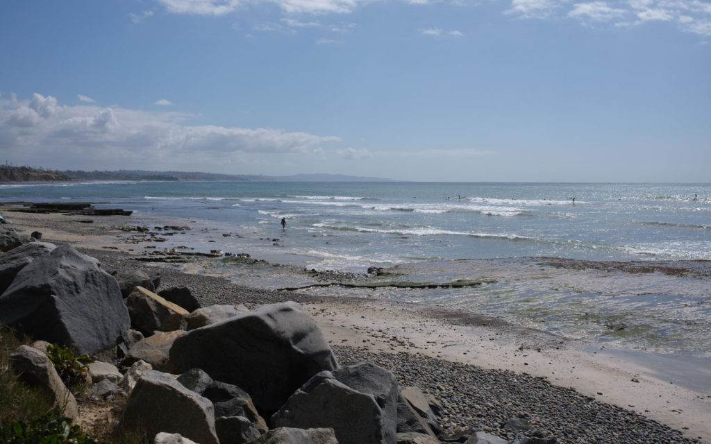 David Bernie Photos Photography Encinitas California Swami's Beach Ocean Fuji x100v Provia March 4, 2023