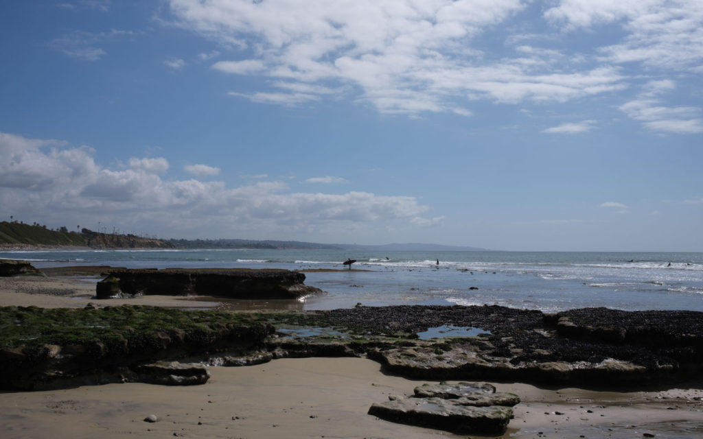 David Bernie Photos Photography Encinitas California Swami's Beach Ocean Fuji x100v Provia March 4, 2023