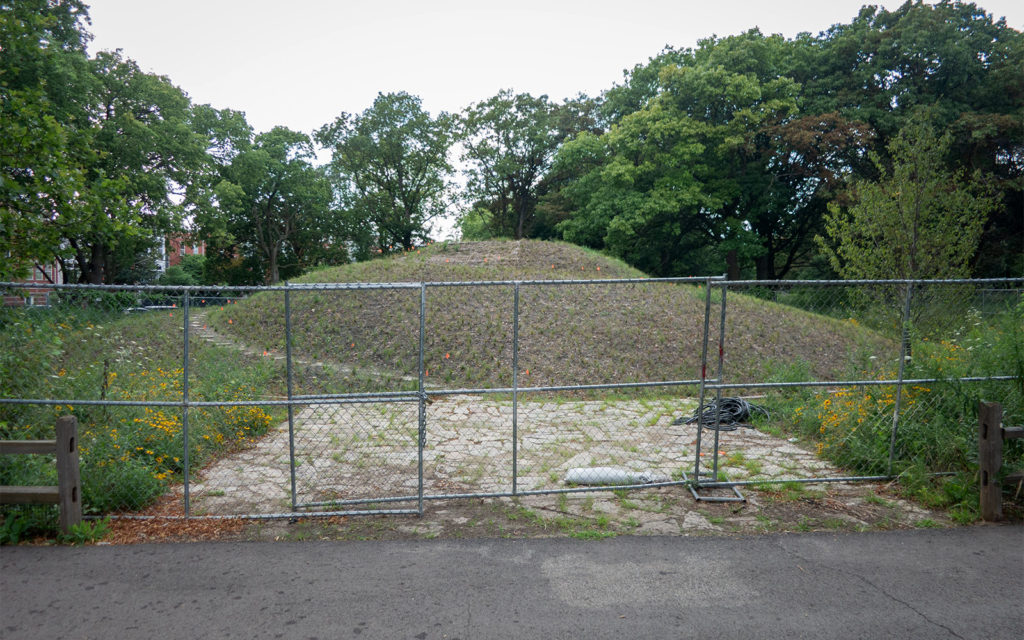 David Bernie Photos Photography Abandoned Coil Mounds Land Art Lawrence Santiago X Chicago Native Art American Indian Center AIC Heather Miller Chicago Public Arts Group CPAG Maryrose Pavkovic Horner Park 4000N Northwest Portage Walking Museum Abandoned 2023