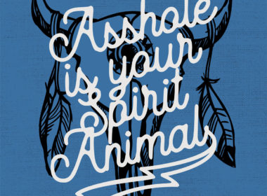 David Bernie Poster Print Native American First Nations Indigenous BOHO Appropriators Cultural Appropriation White Supremacy Asshole is your Spirit Animal