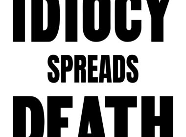 David Bernie Art Posters Print Pandemic COVID-19 Idiocy Spreads Death Spit