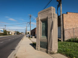 David Bernie Photos Photography Native American Chicago Damen Avenue Bridge James Marquette Monument Heart of Chicago Colonization