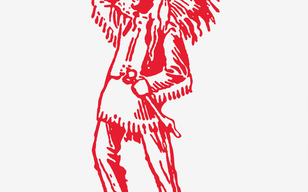 David Bernie Poster Print Native American First Nations City of Chicago Seal Indian Mascot I See Gentrifiers Gentrification Colonization Westward Expansion Decolonize Zhigagoong