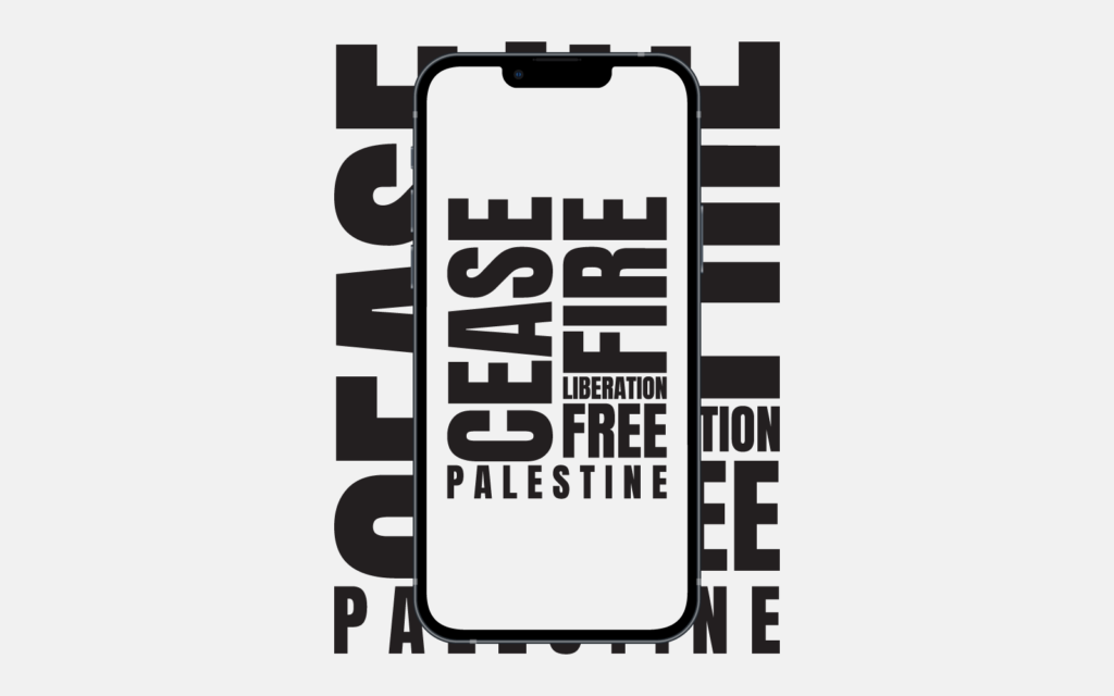 David Bernie Download Poster Wallpaper Mobile Laptop iPhone Native American First Nations Indigenous Free Gaza Palestine End Israeli Apartheid Open-Air Prison Human Rights Genocide Cease Fire