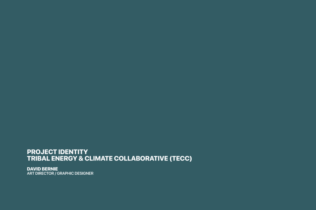 David Bernie Graphic Design Logo Tribal Energy and Climate Collaborative TECC Native American Indigenous Tribes Environment Environmental Protection Agency